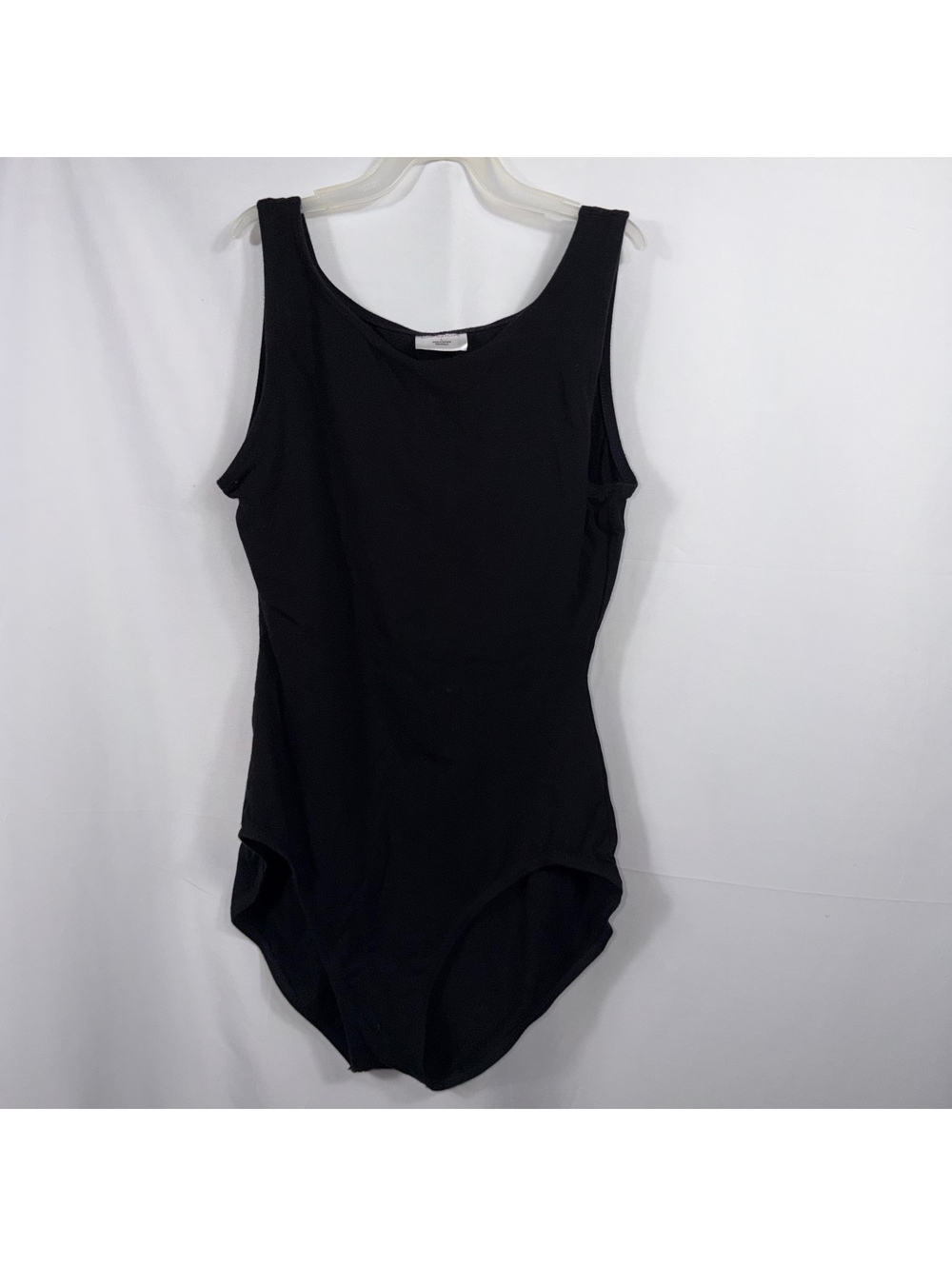 Capezio Black Tank Dance Leotard Size Large